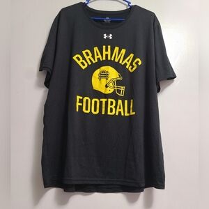 Mens Under Armour Brahmas Football Short Sleeve Shirt Size 2xl